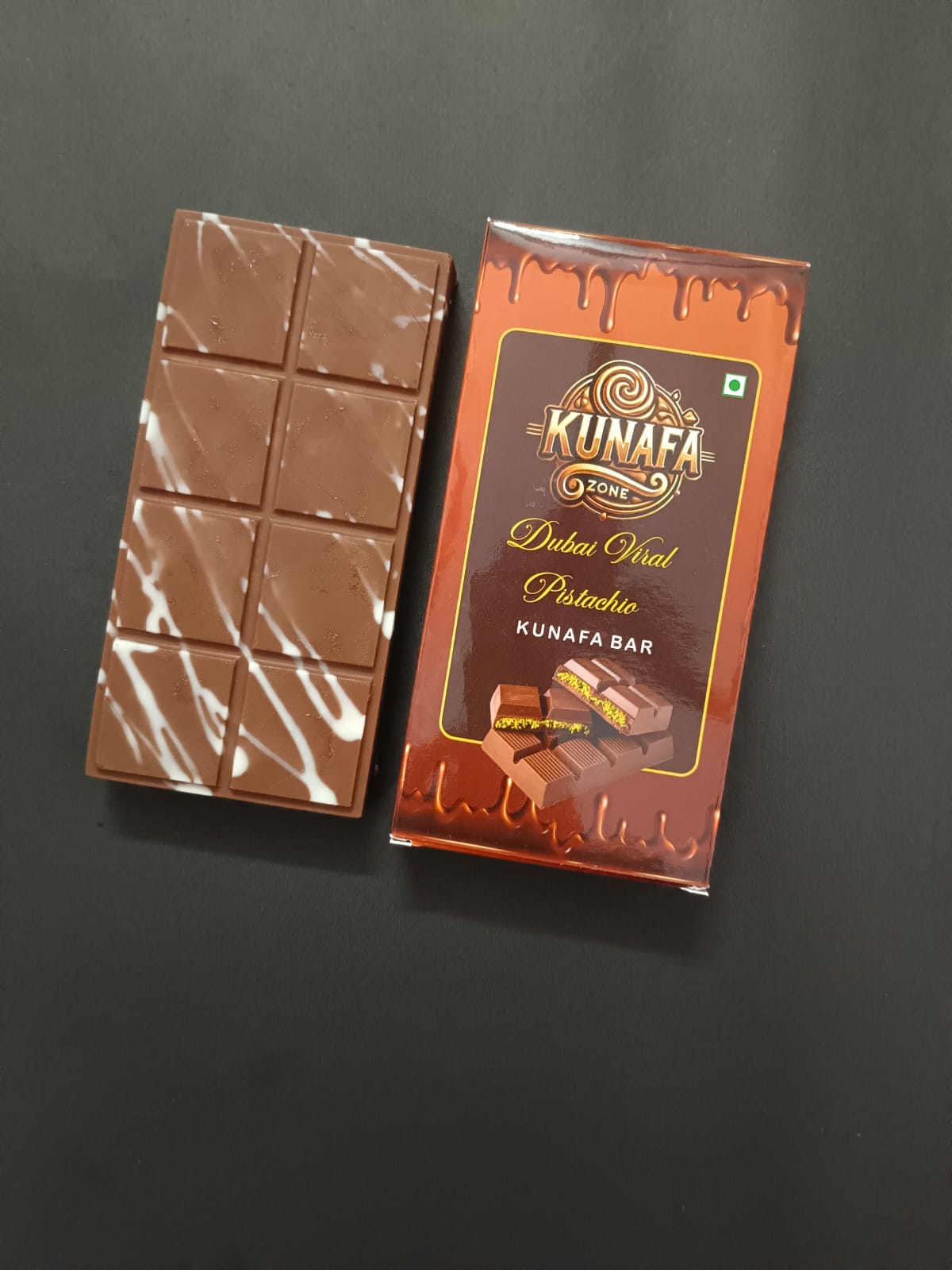 Pistachio Kunafa Chocolate Bar 200 gms